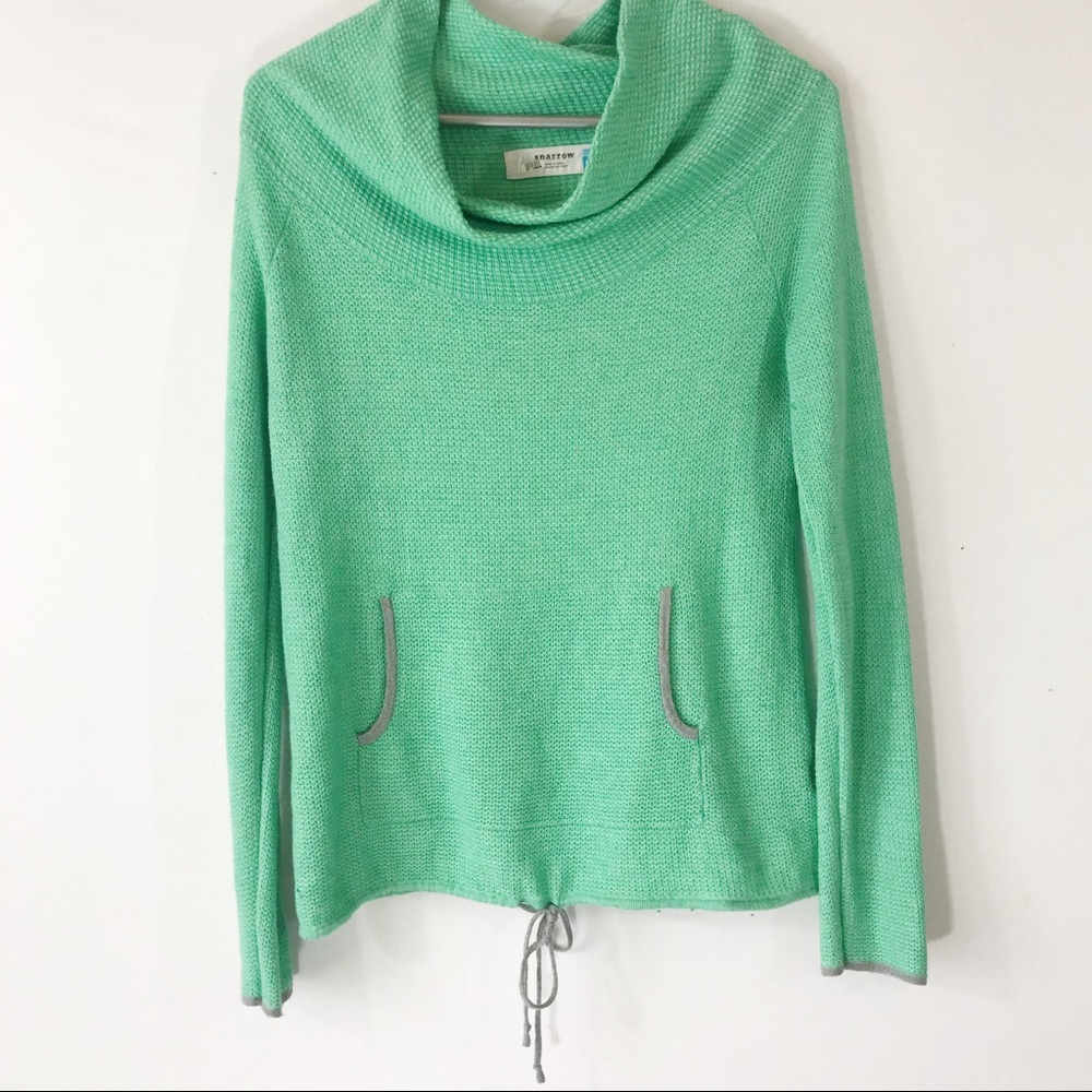 Anthropologie Sparrow Thermal Pullover, Green, S
